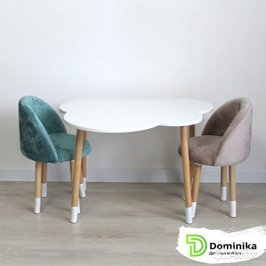 Стульчик детский мягкий + стол