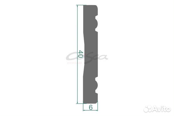 MX015 Cosca 6*40*2000 мм