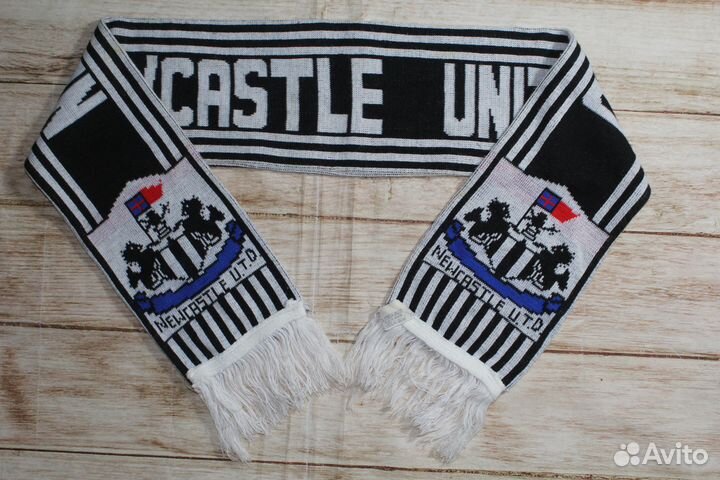 Шарф винтажный фк Ньюкасл Юнайтед(Англия)