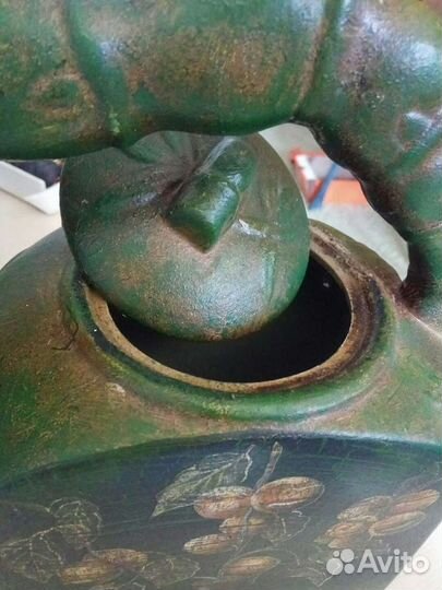 Чайник керамический, ручной работы, 3,5 л, крышки