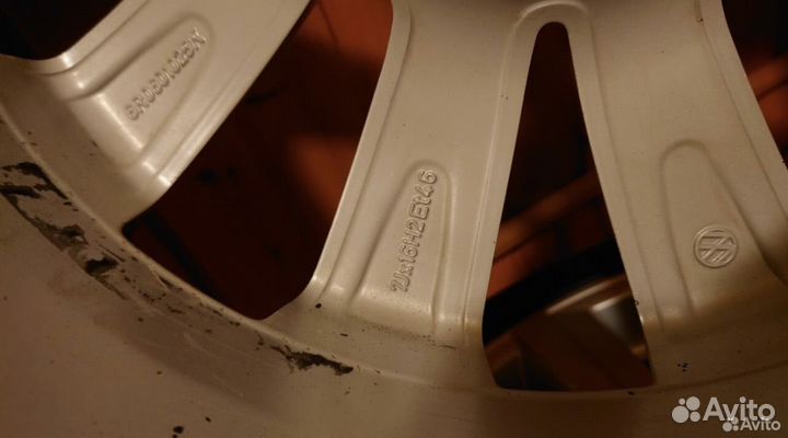 Колеса R16 поло, рапид 4 шт