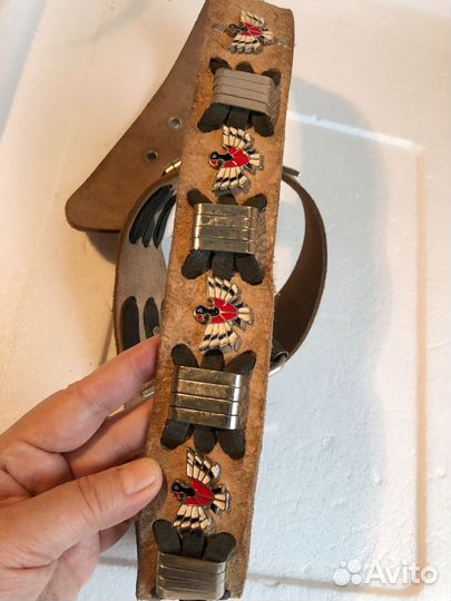 Ремень нат.кожа б/у