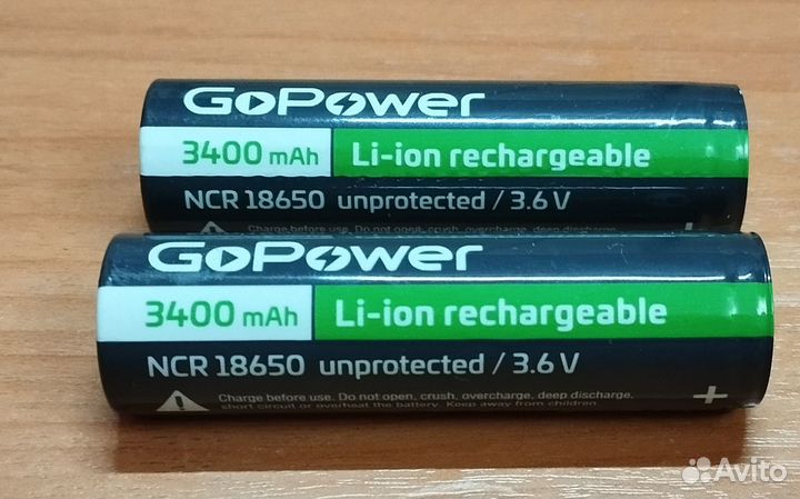 Аккумуляторы 18650