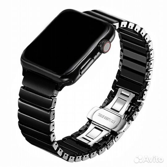 Ремешок блочный для Apple Watch 38/40/41мм, черный