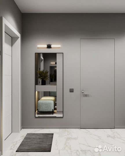 Двери межкомнатные скрытого монтажа petma