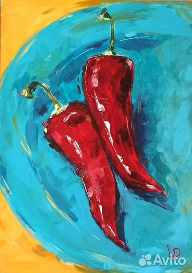 Картина маслом на холсте натюрморт