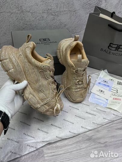 Кроссовки Balenciaga 3Xl Со Стразами Размеры 36-40