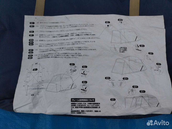 Палатка туристическая бу 2-8 мест