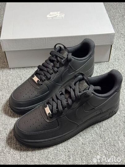 Кроссовки Nike Air Force 1 low Black (Новые)