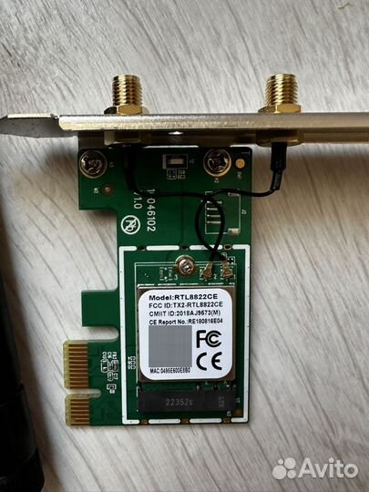 Двухдиапазонный PCI адаптер Wi-Fi Tenda E12