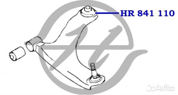 Сайлентблок прав / лев перед suzuki grand vitara i