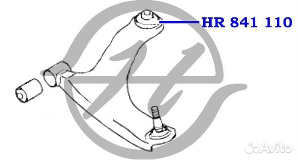 Сайлентблок прав / лев перед suzuki grand vitara i