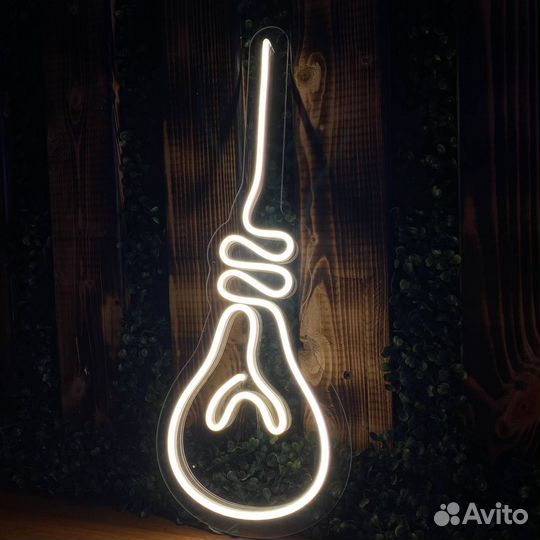 Неоновая вывеска. Дизайн в подарок