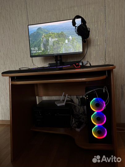 Игровой компьютер в сборе