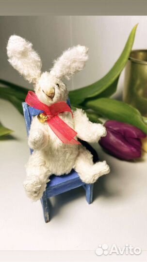 Зайка тедди ручной работы