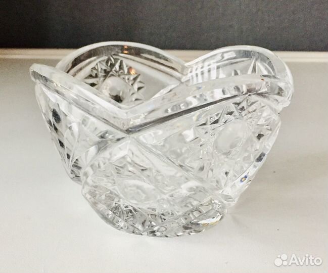 Салатница малая. Хрусталь. СССР