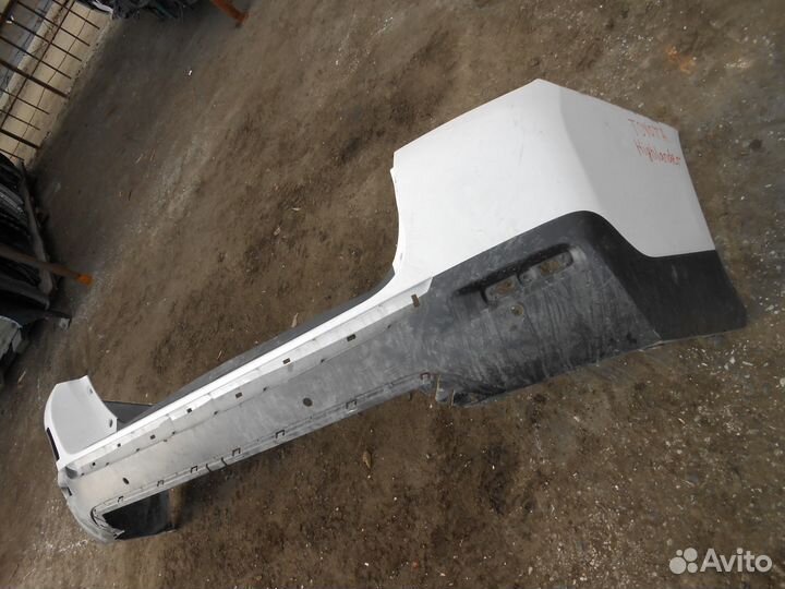 Бампер задний для Toyota Highlander II 2007-2013