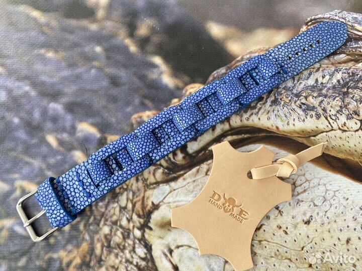 Браслет на руку из натуральной кожи ската