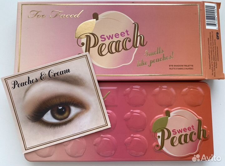 Too Faced Sweet Peach тени