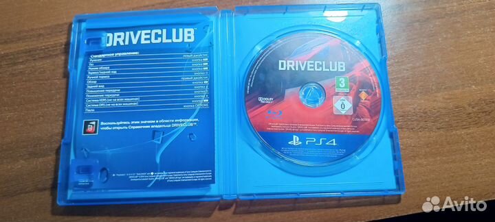 Диск DriveClub ps4