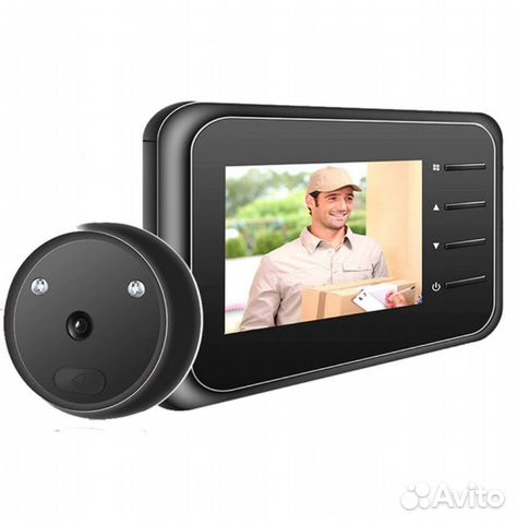 Видеоглазок Topvico с дисплеем и дверным звонком