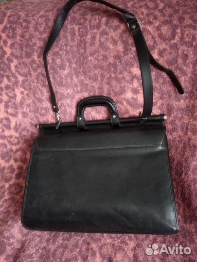 Мужской кожаный портфель бу