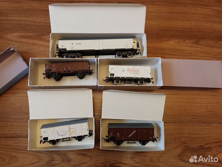 Вагоны 5шт Н0
