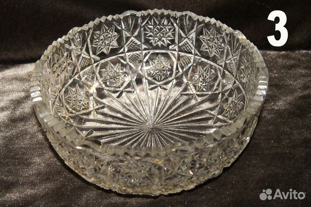 Салатницы хрустальные СССР