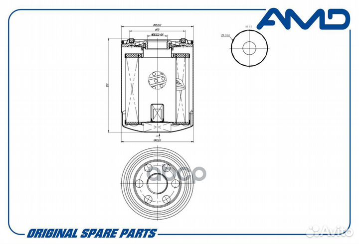 Фильтр масляный hyundai Porter Tagaz Terracan H