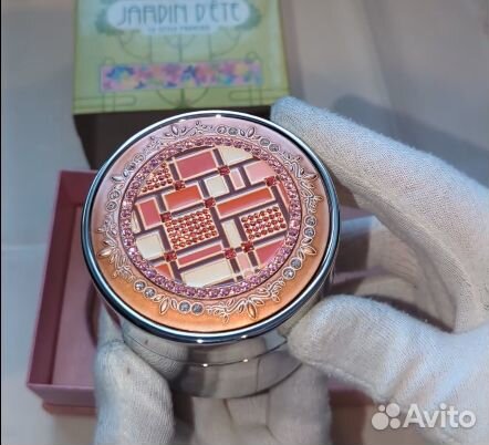 Шкатулка Jardin Dete J98-0418 сталь стразы Франция