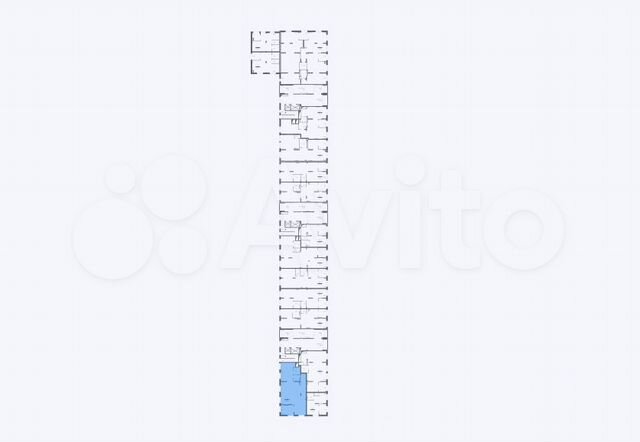 Угловое помещение 116,8 м². Корпус 2.2