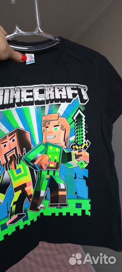 Футболка minecraft 140 см
