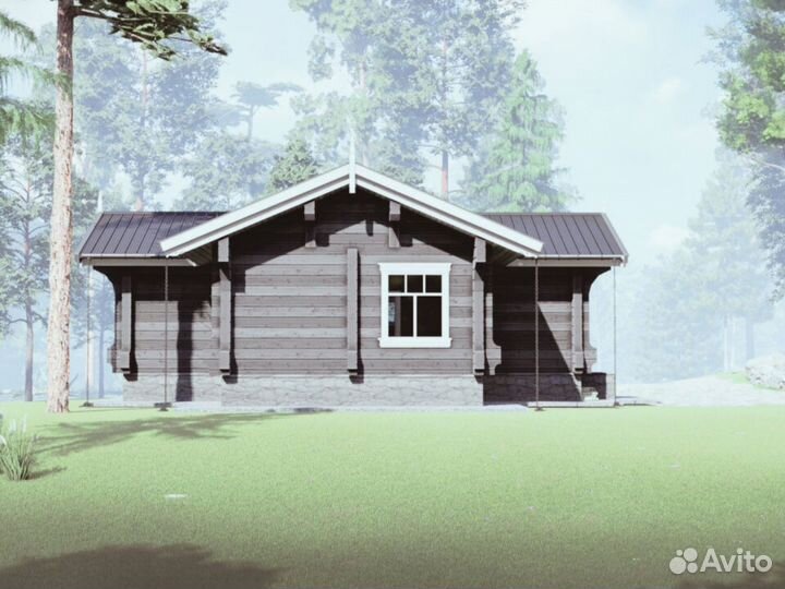 Дом из сруба, проект 