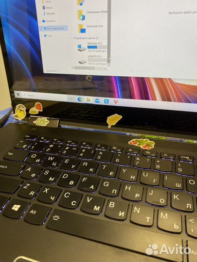 Сенсорный ультрабук Yoga Core i7 7500/Nvidia 940