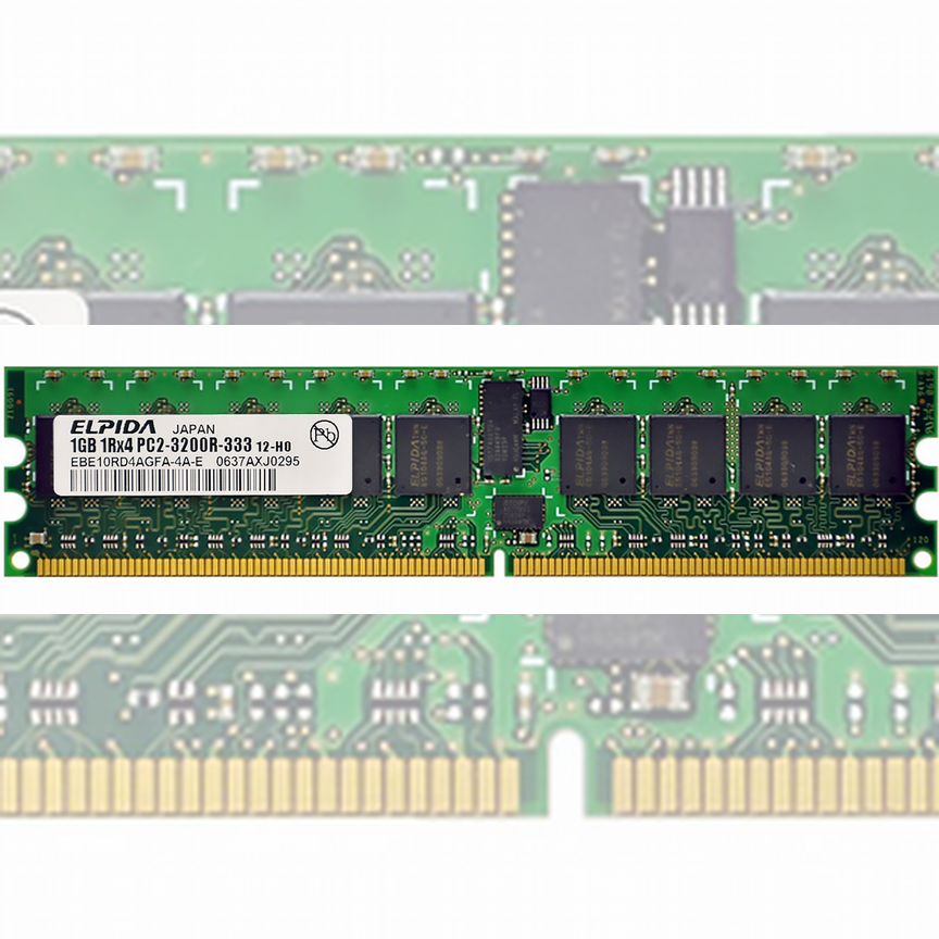 [EBE10RD4AGFA-4A-E] Оперативная Память Elpida Ddr2 Ebe10rd4agfa-4a-E