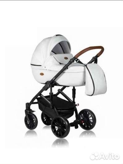 Коляска 2 в 1 эко кожа