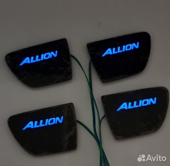 Подсветка дверных ручек салона Toyota allion 240