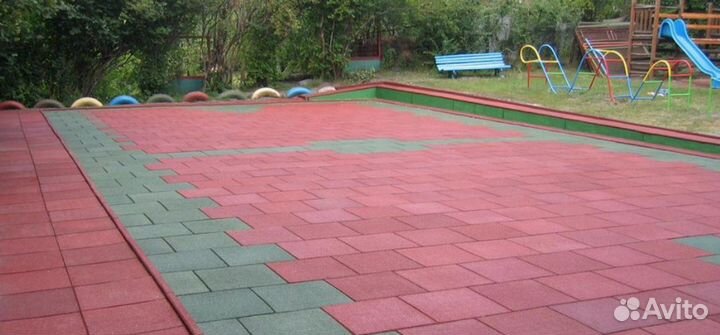 Плитка из резиновой крошки