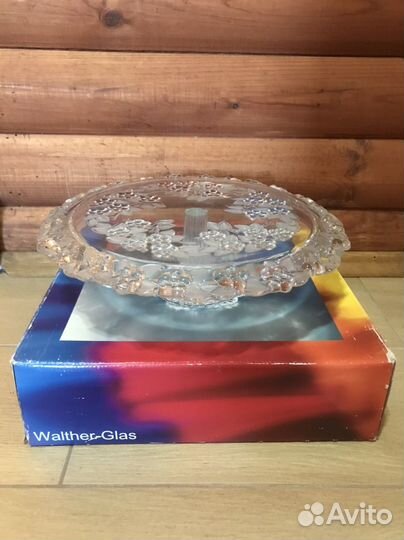 Конфетницы и тортница новое Walther-Glas