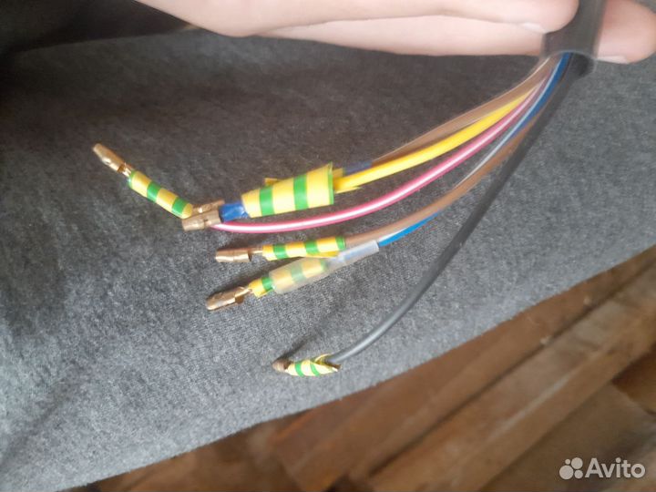 Ручка тормоза на мото с проводкой