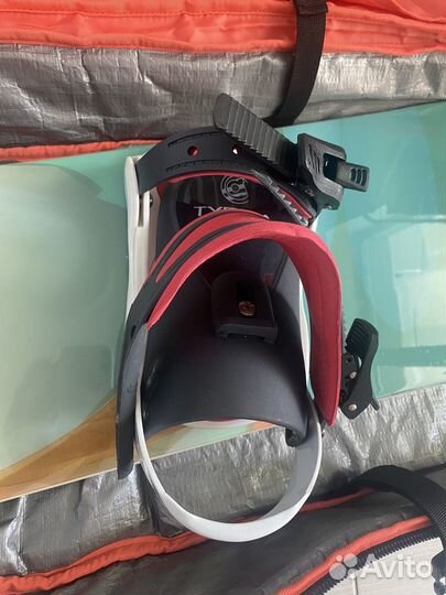 Сноуборд и ботинки 37