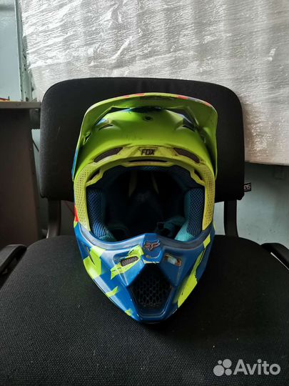 Кроссовый шлем fox V3