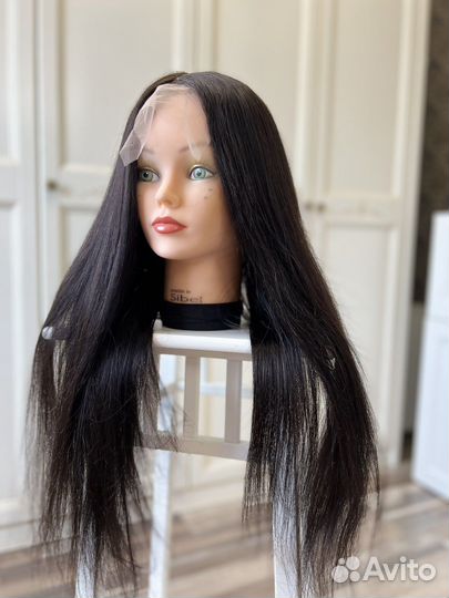 Полуистема Парик натуральный волос