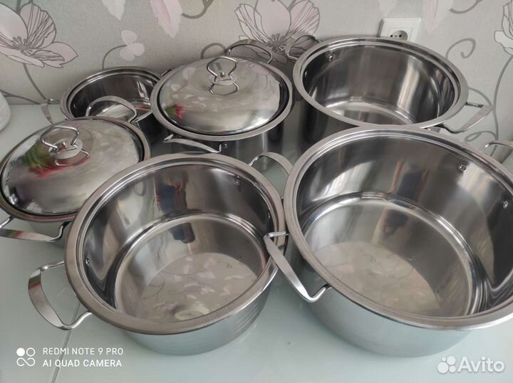 Набор посуды кастрюль,кастрюля из нержавеющей стал
