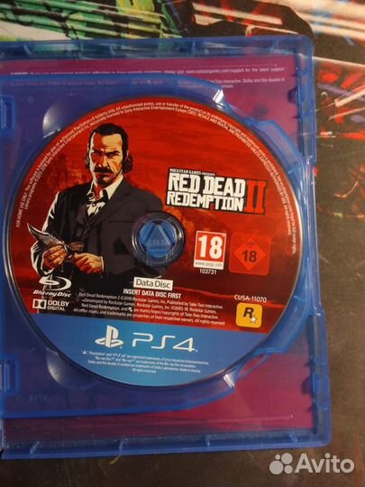 Red dead redemption 2 ps4 диск