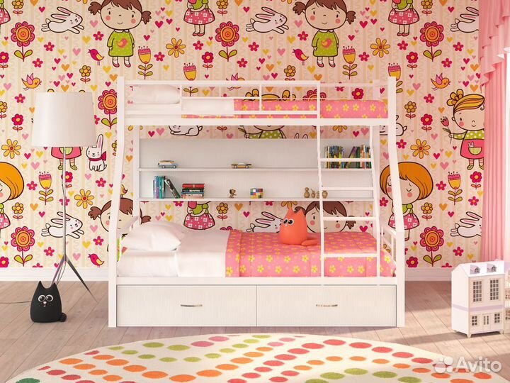 Двухъярусная кровать Гранада-1 П/Я