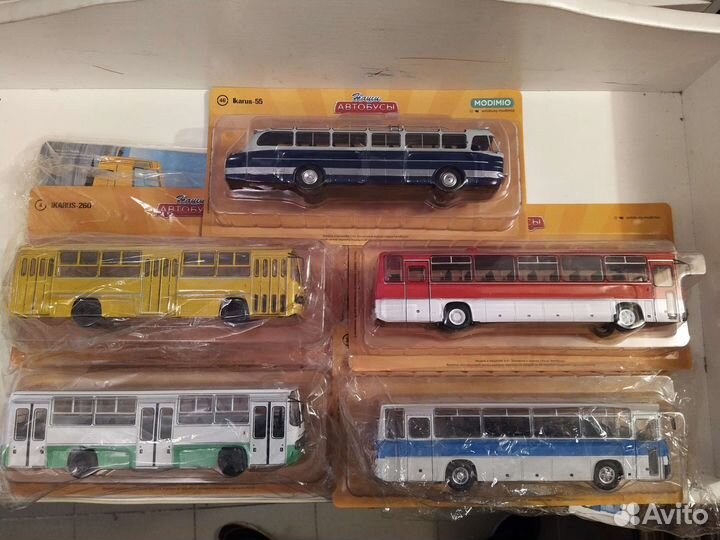 Модели автобусов Икарус Modimio 1/43