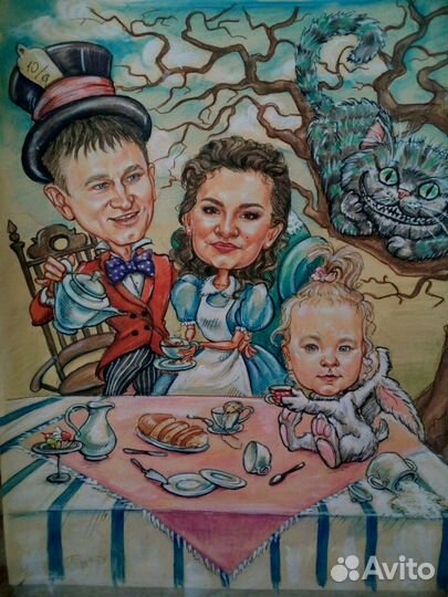 Портрет/Шарж от проф. художника