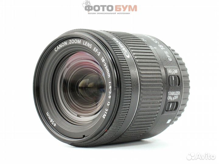 Объектив Canon EF-S 18-55mm f4-5.6 IS STM