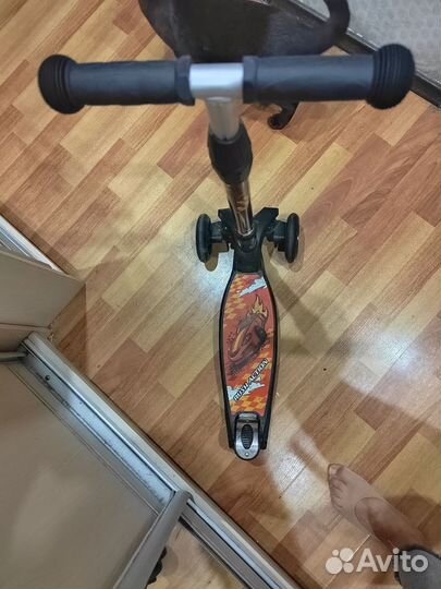 Самокат детский 3-х колесный rush action